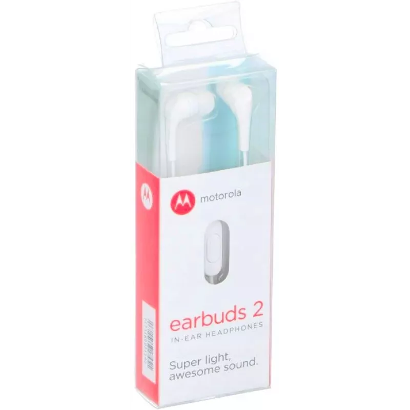 Ακουστικά earbuds Motorola Earbuds 2, λευκό (501278680094)