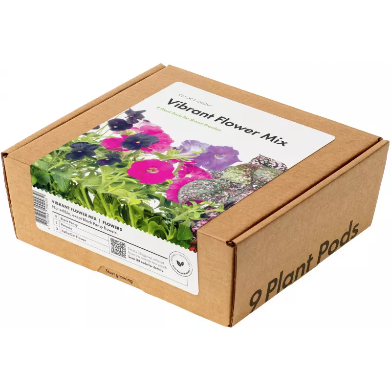 Click & Grow Vibrant Flower Mix κάψουλες φυτών για Smart Garden, συσκευασία 9 τεμ. (PPMVBX9)