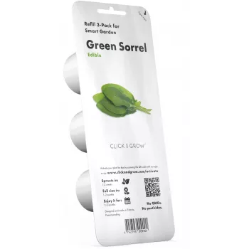 Click & Grow Ξινόχορτο Κάψουλες Φυτών για Smart Garden, Συσκευασία 3 τεμ. (SGR55X3)