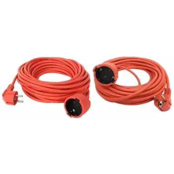 EXTEN SY-CZ-01 30M H05VV-F 3G1.5 Καλώδιο Επέκτασης, 30 m, 3 Κλώνων 1,5 mm², Βύσμα Schuko σε Μονή Πρίζα, Μαύρο
