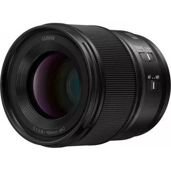 Panasonic Lumix S 100mm F2.8 Macro Φακός, Μαύρο (S-E100E)