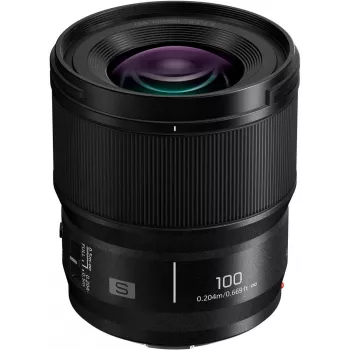 Panasonic Lumix S 100mm F2.8 Macro Φακός, Μαύρο (S-E100E)