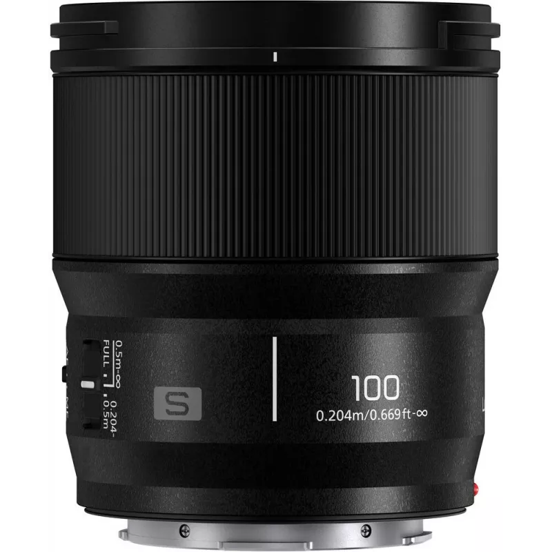 Panasonic Lumix S 100mm F2.8 Macro Φακός, Μαύρο (S-E100E)