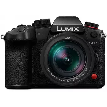 Panasonic Lumix DC-GH7LE Σώμα Φωτογραφικής Μηχανής με Φακό Kit 12-60mm - Μαύρο