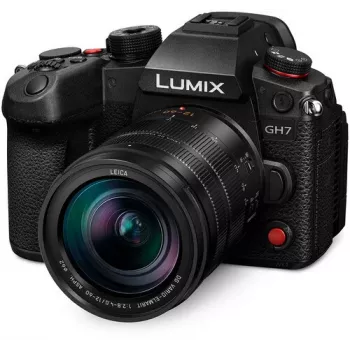 Panasonic Lumix DC-GH7LE Σώμα Φωτογραφικής Μηχανής με Φακό Kit 12-60mm - Μαύρο