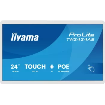 Iiyama ProLite TW2424AS-W3P 24 ίντσες Full HD IPS οθόνη αφής 10 σημείων με Android 9.0, Quad-Core, 2GB RAM, 16GB αποθηκευτικό χώρο, Wi-Fi, Bluetooth, HDMI, USB, μαύρο