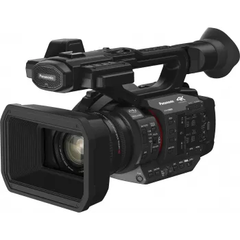 Panasonic HC-X2E 4K Ultra HD επαγγελματική βιντεοκάμερα με φακό 20x Leica Dicomar, 5-αξονικό Hybrid O.I.S.+, διπλές εισόδους XLR, 3G-SDI, Wi-Fi, διπλές υποδοχές καρτών SD
