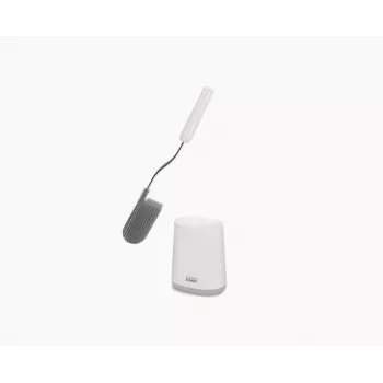 Joseph Joseph Flex Lite βούρτσα τουαλέτας με βάση, λευκή