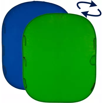 Manfrotto Φόντο chromakey 1.8 x 2.1 m, μπλε/πράσινο (LL LC5987)