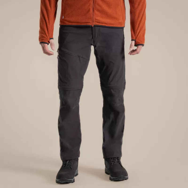 Craghoppers NosiLife Pro Convertible παντελόνι III - Black Pepper, XL