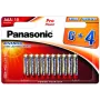 Panasonic Pro Power LR03 μπαταρίες, 6+4 τεμ. (LR03PPG/10BW 6+4F)