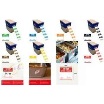 Avery Day Labels FRI, 25 x 25 mm, πράσινο, αφαιρούμενες, στρογγυλεμένες γωνίες, 1000 ετικέτες ανά ρολό