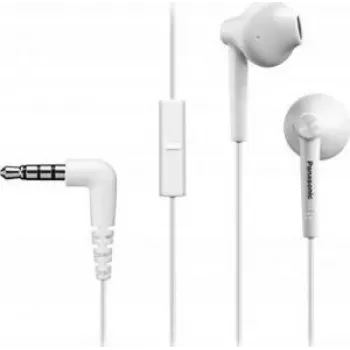 Panasonic RP-TCM55E-W ErgoFit Ακουστικά In-Ear με μικρόφωνο και XBS Bass - Λευκό