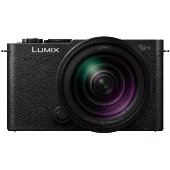 Κάμερα Panasonic Lumix DC-S9 με κιτ φακού 28-200mm, βαθύ μαύρο (DC-S9HE-K)