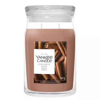 Yankee Candle Signature Cinnamon Stick Μεγάλο Κερί σε Βάζο 567g