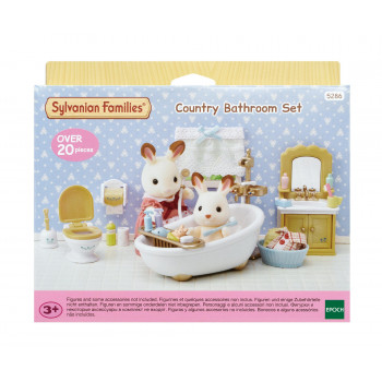 Sylvanian Families Μπάνιο Σετ Επίπλων Παιχνιδιού σε Στυλ Εξοχικού