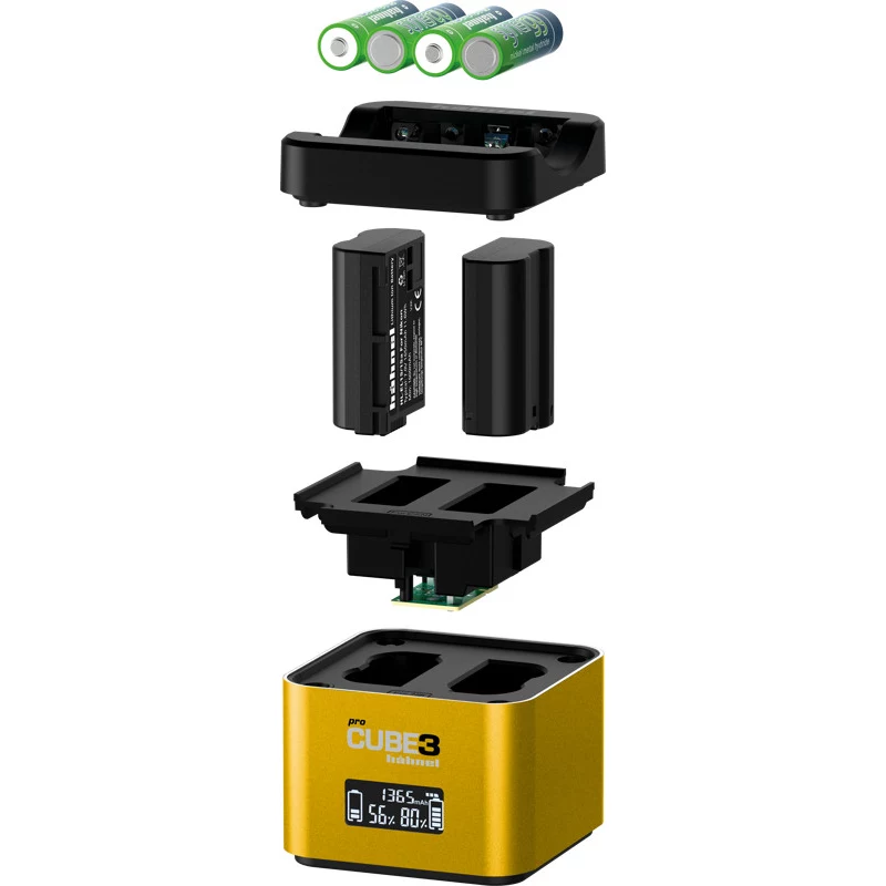 Hähnel ProCube 3 Twin φορτιστής για φωτογραφικές μηχανές Nikon (1000 577.1)