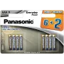 Panasonic Everyday Power μπαταρίες AAA αλκαλικές LR03 συσκευασία 8 τεμ. (6+2 ΔΩΡΟ)