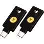 YubiKey 5C NFC κλειδί ασφαλείας (μαύρο/χρυσό, συσκευασία 2 τεμ.)