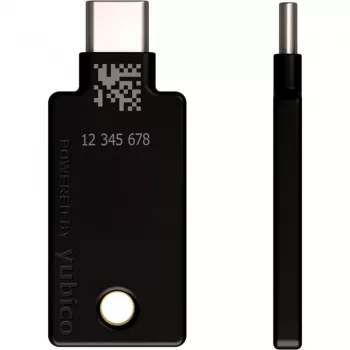 YubiKey 5C NFC κλειδί ασφαλείας (μαύρο/χρυσό, συσκευασία 2 τεμ.)