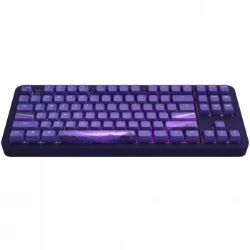 Dark Project ALU87B Celestial αλουμινένιο TKL πληκτρολόγιο, G3MS Voidstone Switches, US Layout
