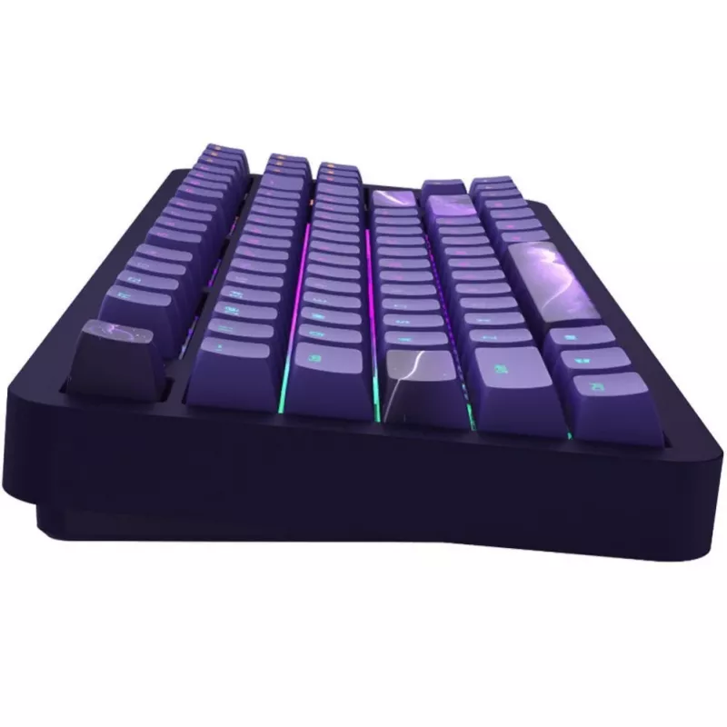 Dark Project ALU87B Celestial αλουμινένιο TKL πληκτρολόγιο, G3MS Voidstone Switches, US Layout