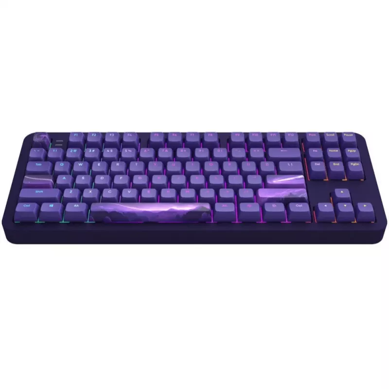 Dark Project ALU87B Celestial αλουμινένιο TKL πληκτρολόγιο, G3MS Voidstone Switches, US Layout