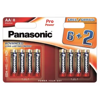 Panasonic Pro Power LR6 μπαταρίες, 6+2 τεμ. (LR6PPG/8B (6+2))