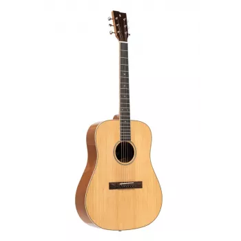 Stagg SA45 D-LW ακουστική κιθάρα Dreadnought – φυσικό καπάκι ελάτης με πλάτη και πλαϊνά φλαμουριάς