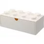 LEGO Brick 8 συρτάρι γραφείου λευκό κουτί αποθήκευσης με 8 studs