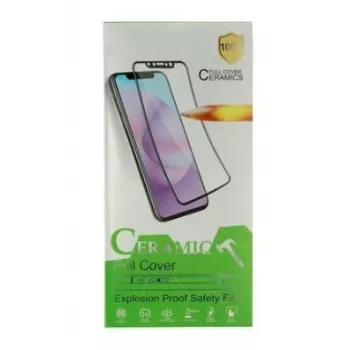 iLike Apple iPhone 12/12 Pro Σκληρή Κεραμική Προστασία Οθόνης Tempered Glass, Μαύρο