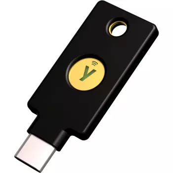 YubiKey 5C NFC κλειδί ασφαλείας - μαύρο/χρυσό