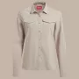 Craghoppers NosiLife Pro LS Shirt III γυναικείο ταξιδιωτικό πουκάμισο - Soft Mushroom, XS