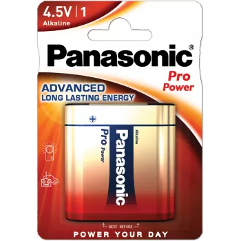 Panasonic Power Pack Gold 3LR12 4,5V αλκαλική επίπεδη μπαταρία - 1 συσκευασία (blister)