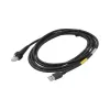 Honeywell CBL-500-300-S00-07 καλώδιο τροφοδοσίας USB, 3m, μαύρο, Type A σε Type B, 5V