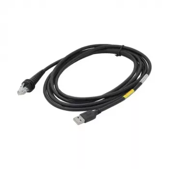 Honeywell CBL-500-300-S00-07 καλώδιο τροφοδοσίας USB, 3m, μαύρο, Type A σε Type B, 5V