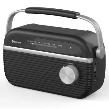 DENVER TRB-67B Ραδιόφωνο-ξυπνητήρι DAB+ & FM - Μαύρο