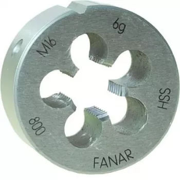 FANAR Σιαγόνα κοπής σπειρώματος M16 x 2.00 HSS800 DIN 22568
