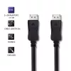 Qoltec DisplayPort v1.1 Καλώδιο Αρσενικό-Αρσενικό 4K 5m Μαύρο