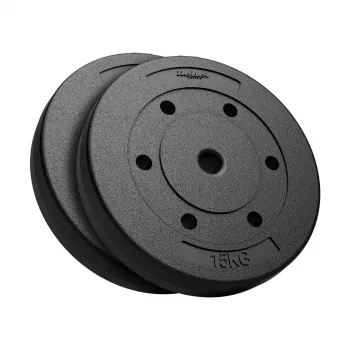 REBEL ACTIVE Σετ βαρών ασφάλτου 2x15 kg, διάτρηση 31 mm