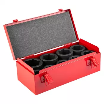 NEO TOOLS Σετ καρυδάκια κρουστικού κλειδιού 1 ίντσας, 9 τεμ., 27-50 mm, Cr-Mo, DIN 3121