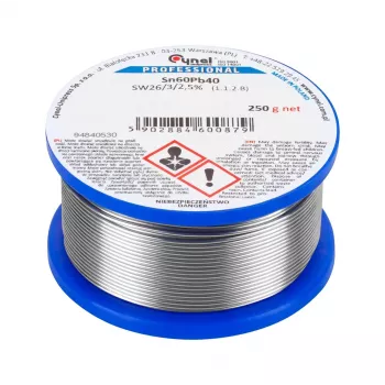 CYNEL ΣΥΡΜΑ ΚΑΣΣΙΤΕΡΟΥ 2,0 mm 250 g Sn60Pb40 καλάι με μόλυβδο