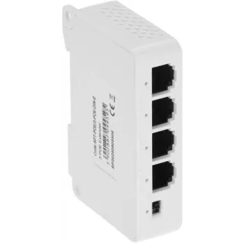 DELTA SPT-POE/3-POE-DIN-E Διακόπτης/επεκτατής PoE 4 θυρών για ράγα DIN, 3x έξοδος PoE 30W, 10/100 Mbps, Unmanaged, -40 έως 75°C