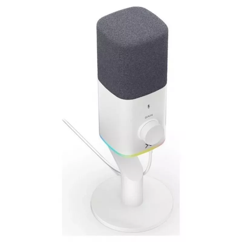 Krux Qube XLR/USB Πυκνωτικό μικρόφωνο λευκό
