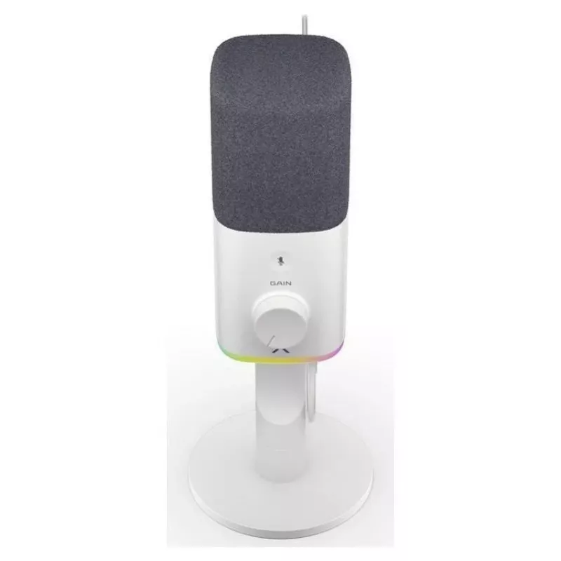 Krux Qube XLR/USB Πυκνωτικό μικρόφωνο λευκό