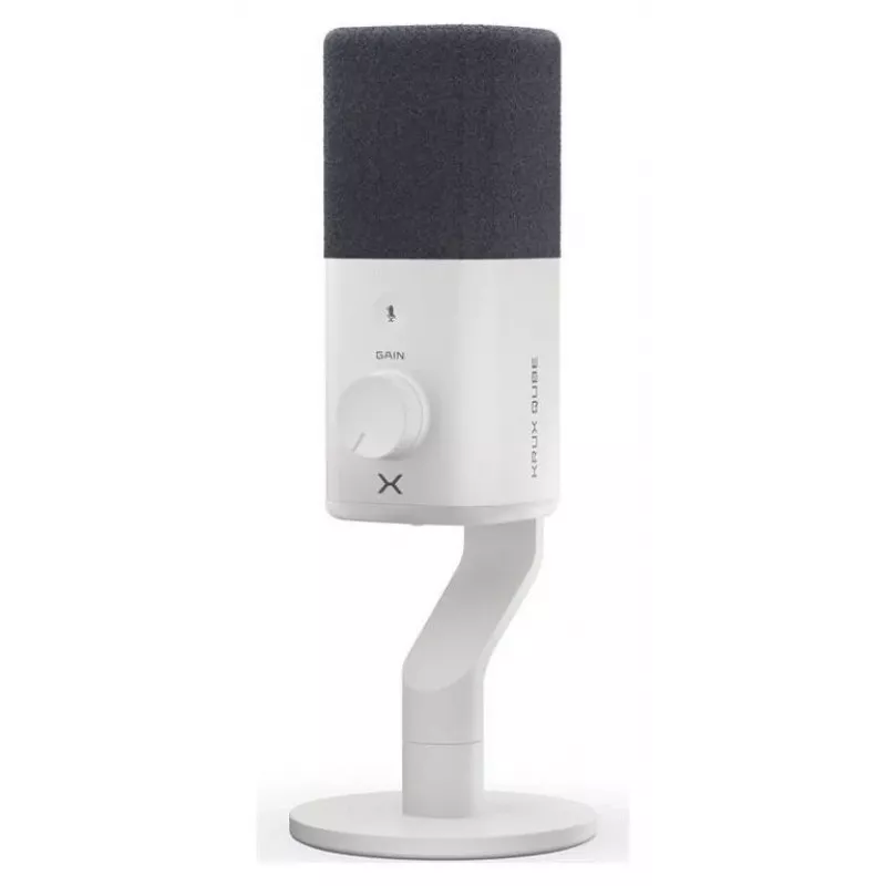 Krux Qube XLR/USB Πυκνωτικό μικρόφωνο λευκό