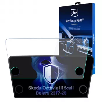 3MK PROTECTION Skoda Octavia III Bolero (2017-2020) TechWrap ματ μεμβράνη προστασίας οθόνης για την κεντρική κονσόλα