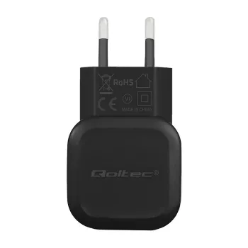 Qoltec 12W 5V 2.4A USB + USB-C φορτιστής τοίχου