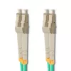 Qoltec καλώδιο patch οπτικής ίνας LC/UPC σε LC/UPC Duplex Multimode OM3, 5m, τυρκουάζ