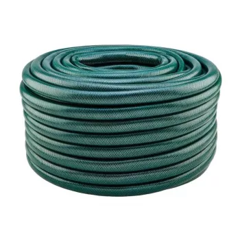 Verto Economic λάστιχο κήπου 50 m, 3/4 ίντσες, 3 στρώσεων PVC, ανθεκτικό σε UV και άλγη, πράσινο